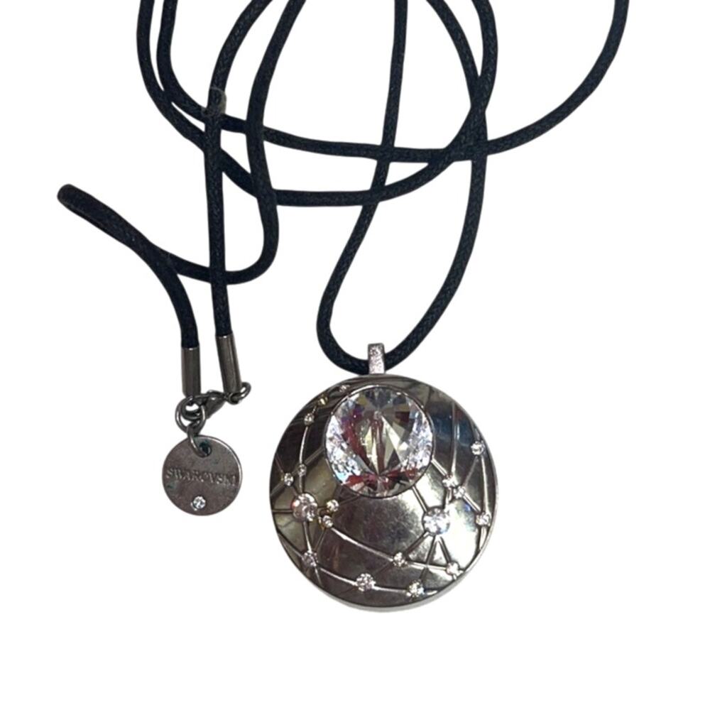 Swarovski Aura Crystal Touch Makeup Jewel Pendant Necklace